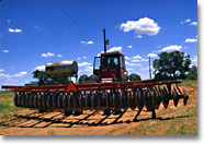 Tractor with disk