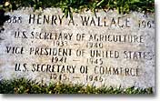 Gravestone of Henry A. Wallace