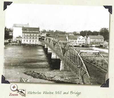 Waterloo Woolen Mill and Bridge